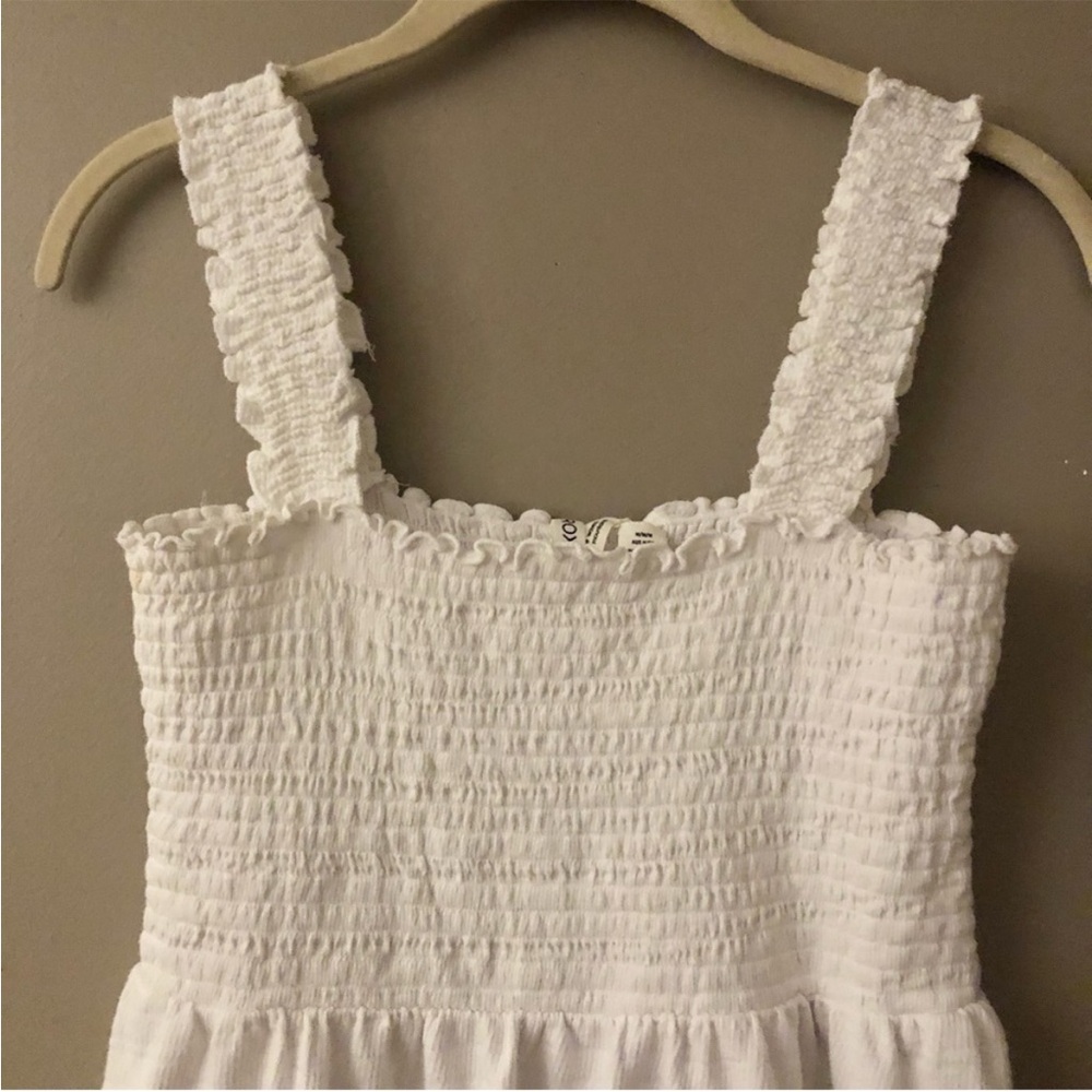 Roxy White Textured Mini Dress - Picture 8 of 12